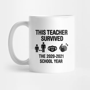 This teacher survived the 2021 school year Corona Mug